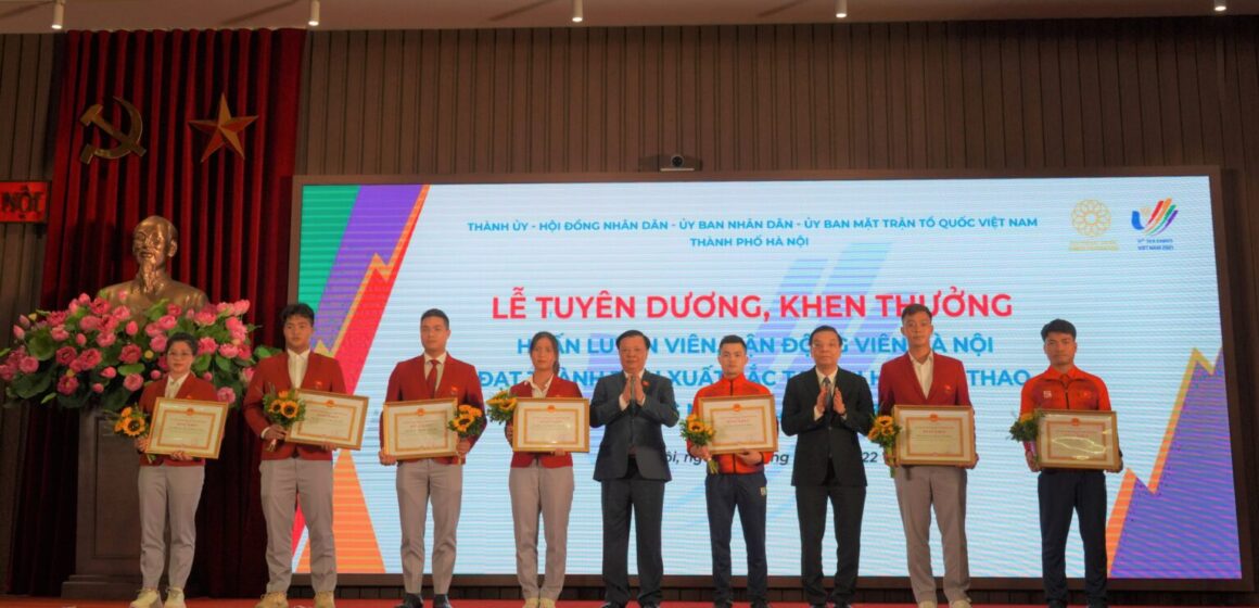 Lễ tuyên dương, khen thưởng vận động viên, huấn luyện viên tiêu biểu đạt thành tích cao tại SEA Games 31